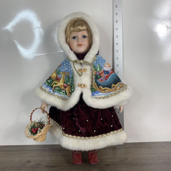 Vanessa Porcelain Doll Snow Series 1998 by Vanessa Ricarli Special Edition Doll - Picture 3 of 8